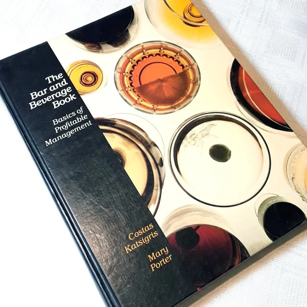💜 The Bar & Beverage Hardback Book Basics of Profitable Management Vintage Book